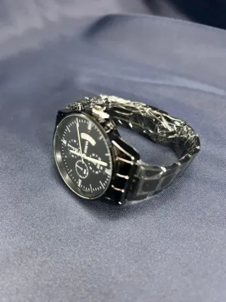 Orologio Geneva Total Black Quarzo Uomo Donna