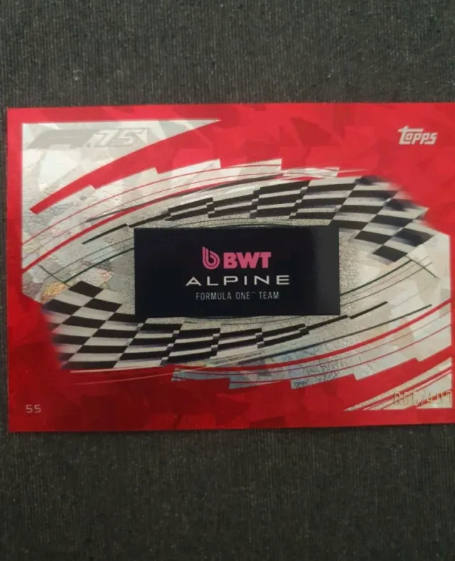 Carta Topps F1 Alpine BWT 55 /499