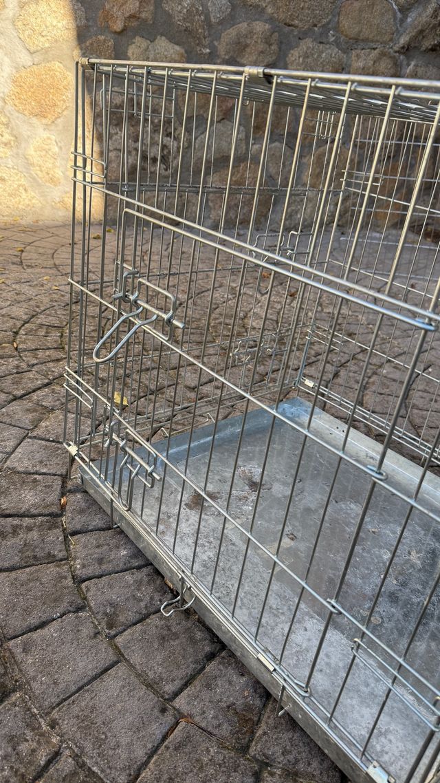 Jaula plegable perro pequeño/mediano