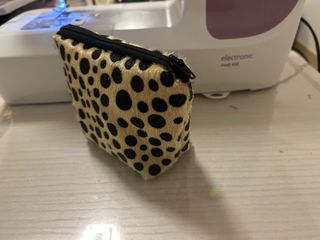 Mochila hecha a mano con estampado de lunares