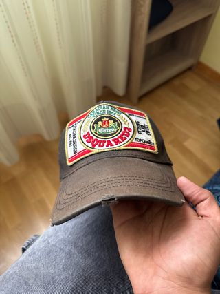 Gorra Dsquared2 Canadian Bros Marrón