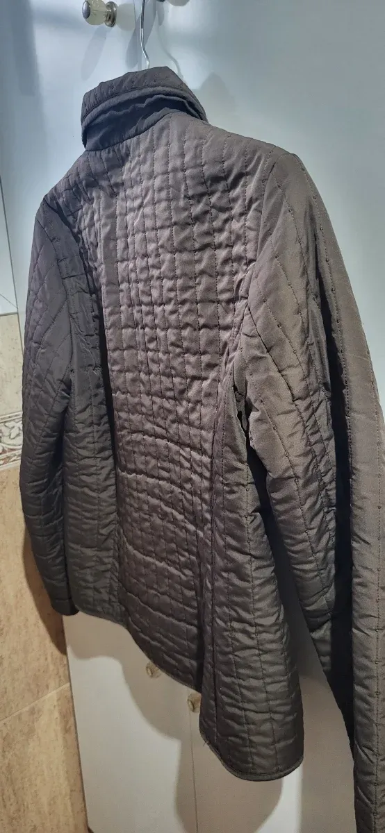 Chaqueta acolchada marrón