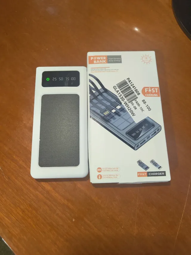 Batería portátil Solar 20000mAh