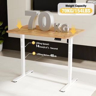 Escritorio Eléctrico Ergomaker Blanco