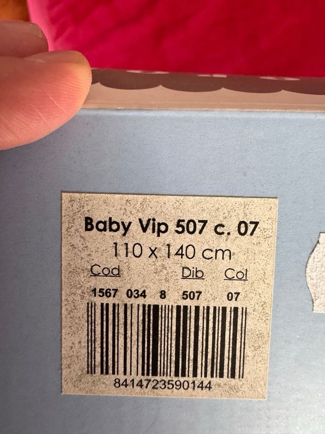 Manta de cuna Manterol sin estrenar