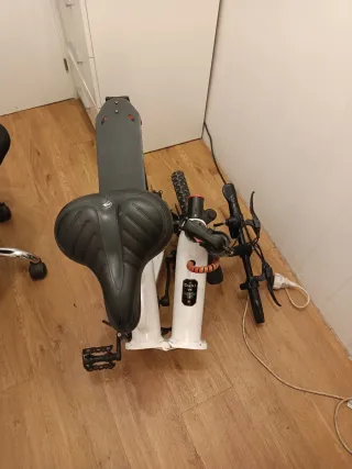 Bicicleta eléctrica plegable 50 km autonomía