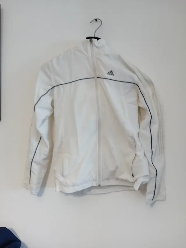 Chaqueta deportiva Adidas blanca