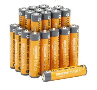 Amazon Basics Paquete de 20 pilas alcalinas AAA