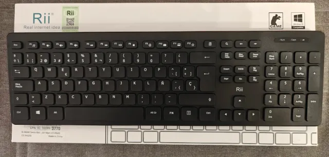 Combo Teclado y Ratón Inalámbrico 2.4Ghz Rii RK200