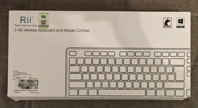 Combo Teclado y Ratón Inalámbrico 2.4Ghz Rii RK200