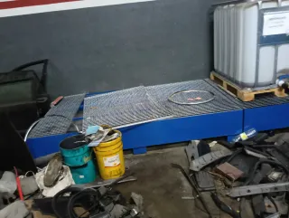 2 Cubetas Retenedores Líquidos Contaminantes