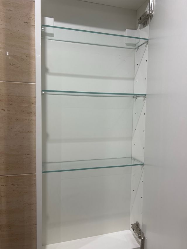 Mueble de baño colgante Ikea blanco