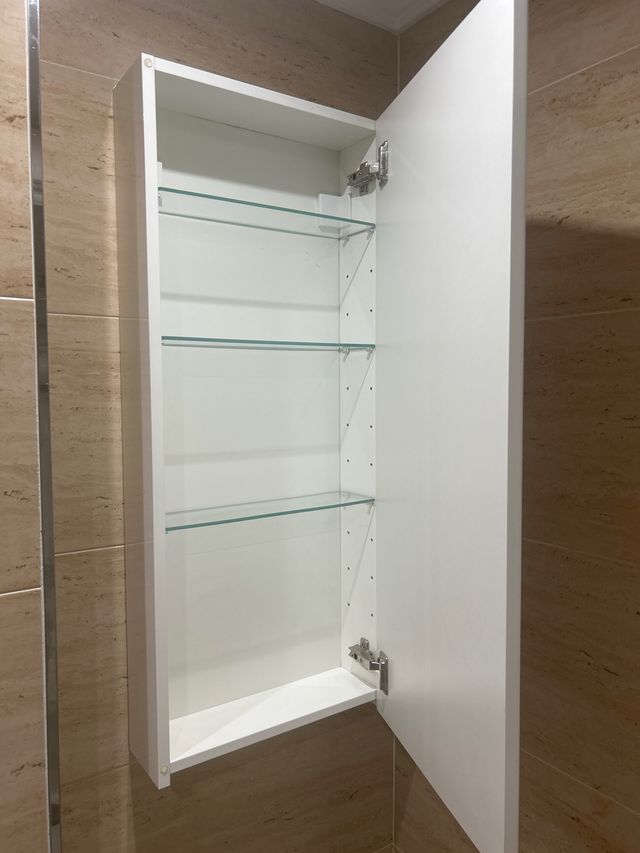 Mueble de baño colgante Ikea blanco