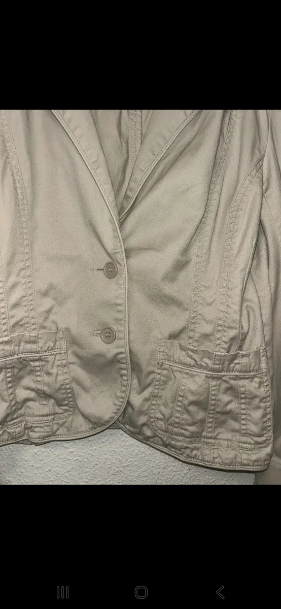 Chaqueta H&M beige talla 42