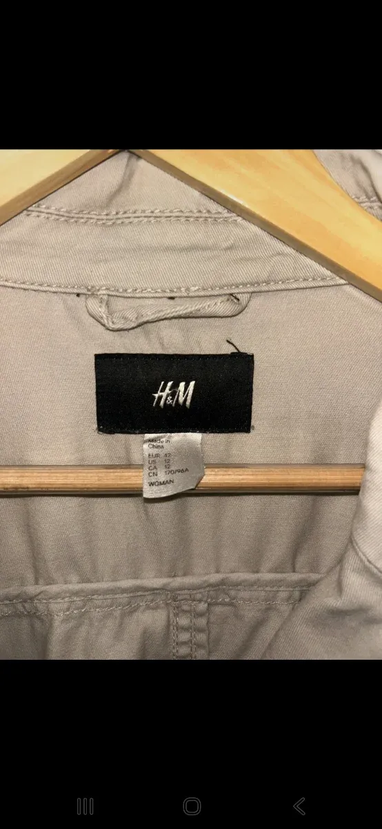 Chaqueta H&M beige talla 42
