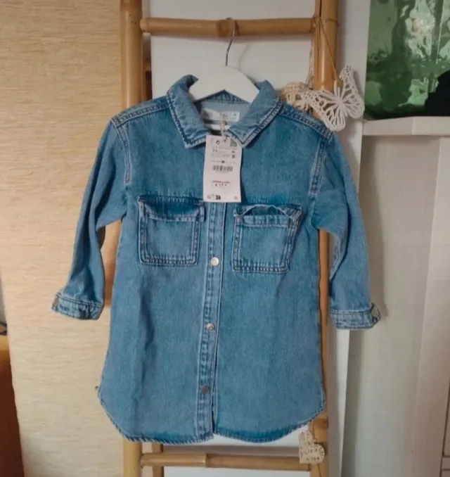 Vestido vaquero Zara niña T2/3