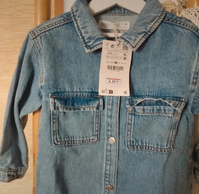 Vestido vaquero Zara niña T2/3