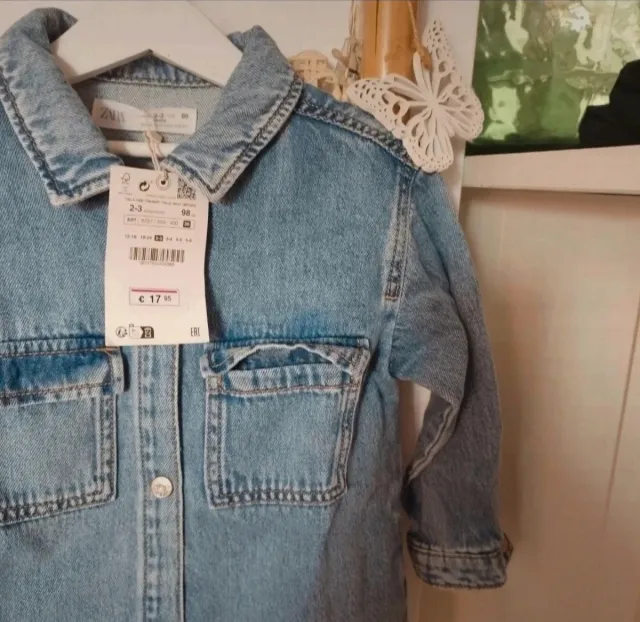 Vestido vaquero Zara niña T2/3