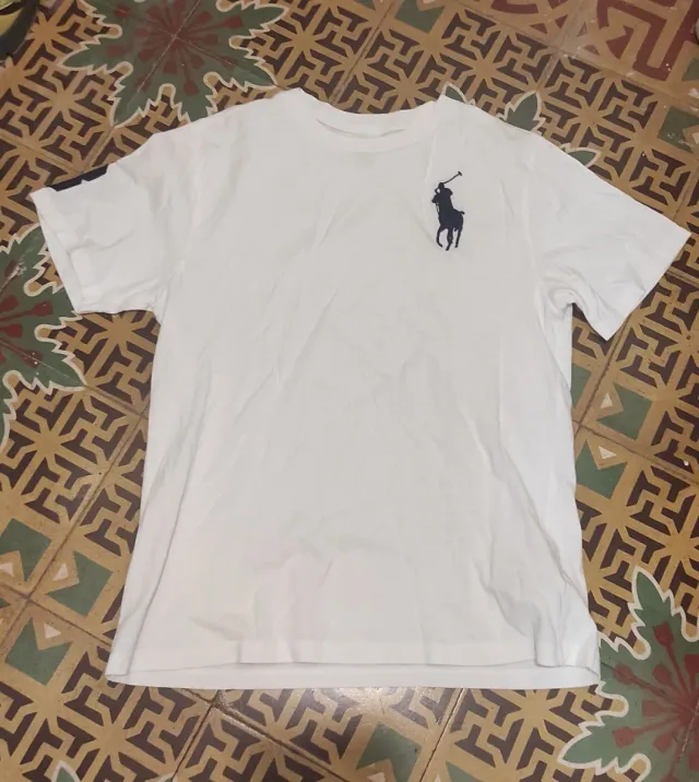 Camiseta Ralph Lauren Blanca Polo Pony