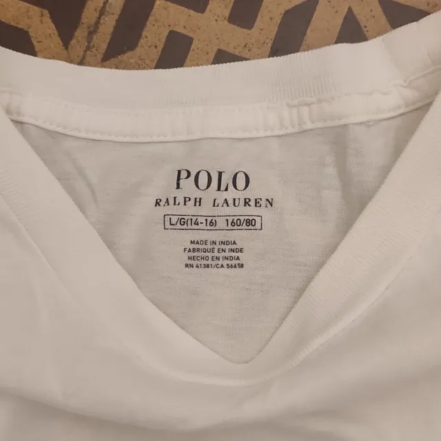 Camiseta Ralph Lauren Blanca Polo Pony