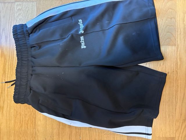 Palm Angels Pantalón Corto Negro