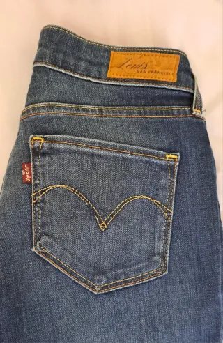 Pantalón Levi's San Francisco Azul. Bold curvi.