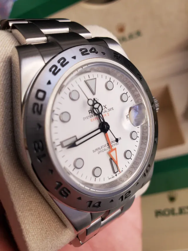 Rolex Explorer II Polar - Caja y etiqueta