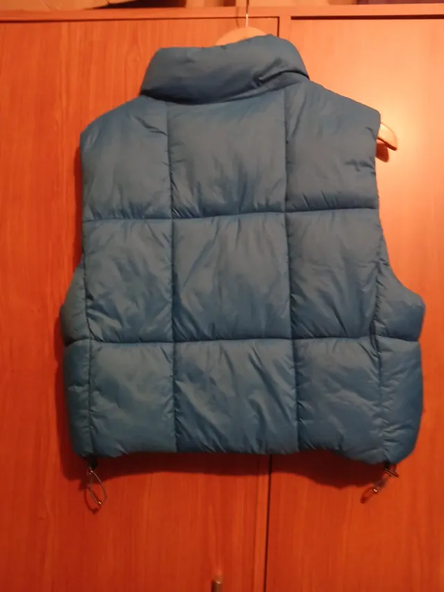Chaleco acolchado azul