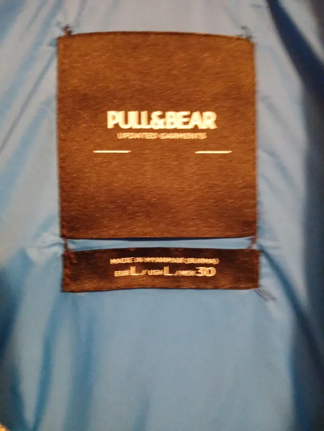 Chaleco acolchado azul