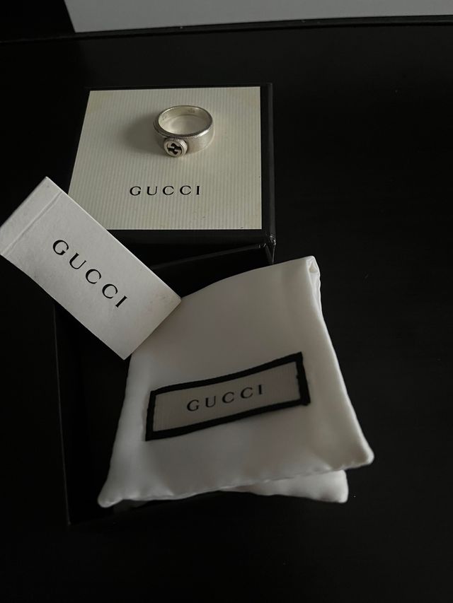 Anillo Gucci Plata