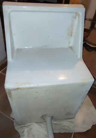 Pila lavadero fregadero blanco