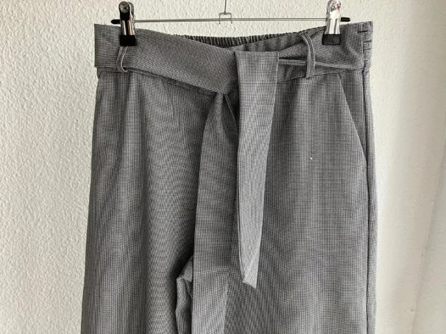 Pantalón culotte gris estampado