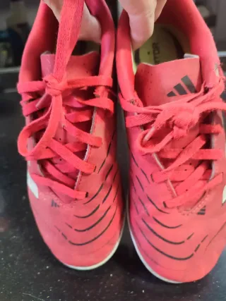 Botas fútbol niño Adidas Predator T30 Rojas