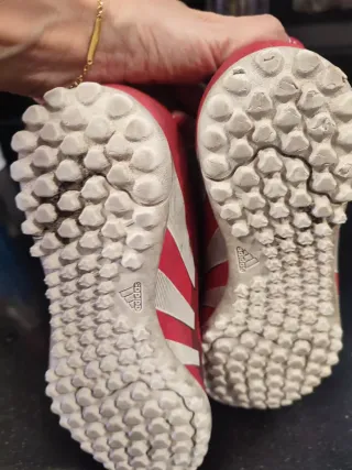 Botas fútbol niño Adidas Predator T30 Rojas