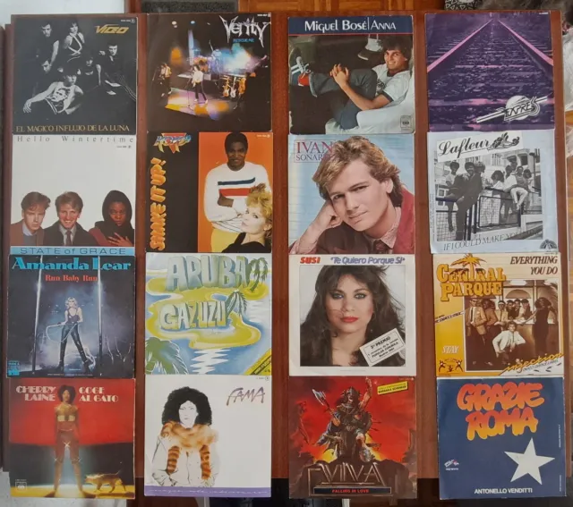 Lote Vinilos Singles Antiguos Varios Artistas