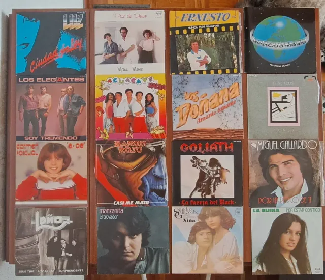 Lote Vinilos Singles Antiguos Varios Artistas