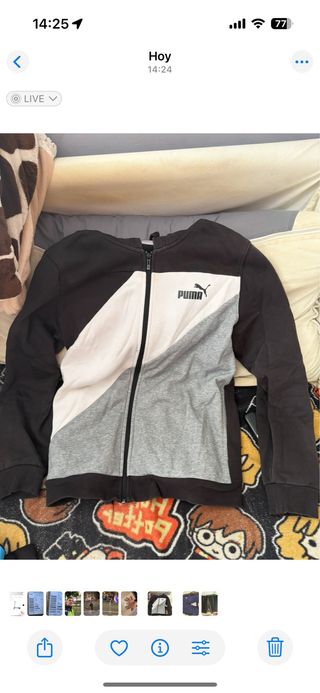 Sudadera Puma cremallera