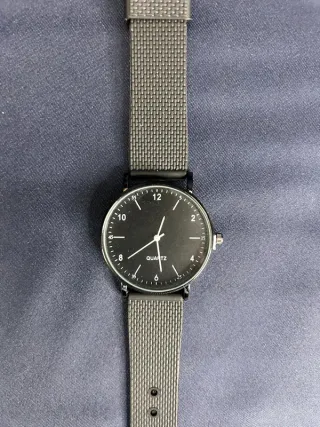 Orologio Quarzo Grigio Fumo