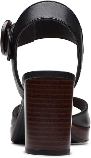 Sandalias Clarks Ambyrlyn Tacón Madera