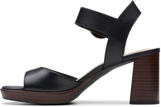 Sandalias Clarks Ambyrlyn Tacón Madera