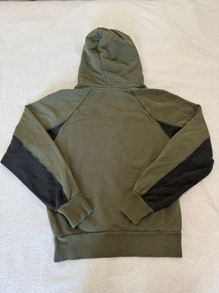 Sudadera Nike Air verde caqui unisex, talla S.