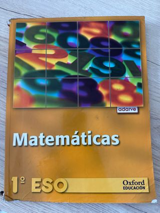 Matemáticas 1º ESO Adarve: Libro del Alumno (Sp...