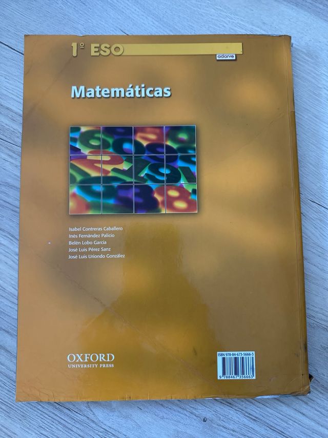 Matemáticas 1º ESO Adarve: Libro del Alumno (Sp...