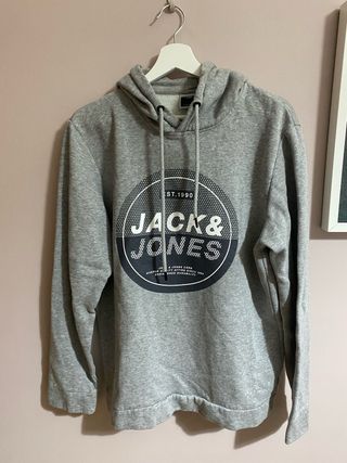 Sudadera Jack & Jones gris hombre