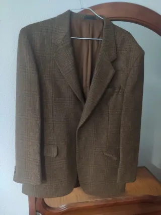 Chaqueta de vestir hombre marrón