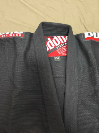 Kimono BJJ Buddha A3 Negro + cinturón de regalo