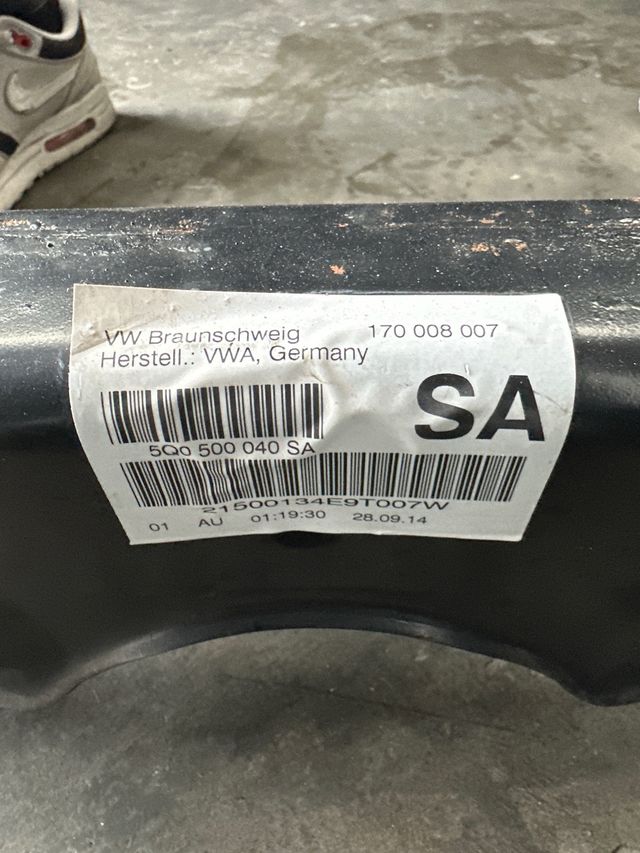 puente trasero golf R r300    completo buen estado