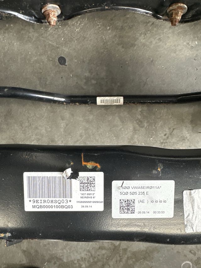 puente trasero golf R r300    completo buen estado