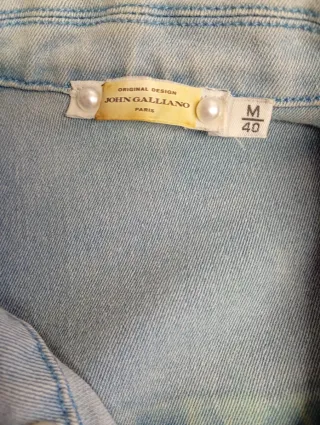 Cazadora vintage John Galliano perlas