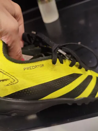 Botas niño Adidas Predator T31 amarillas